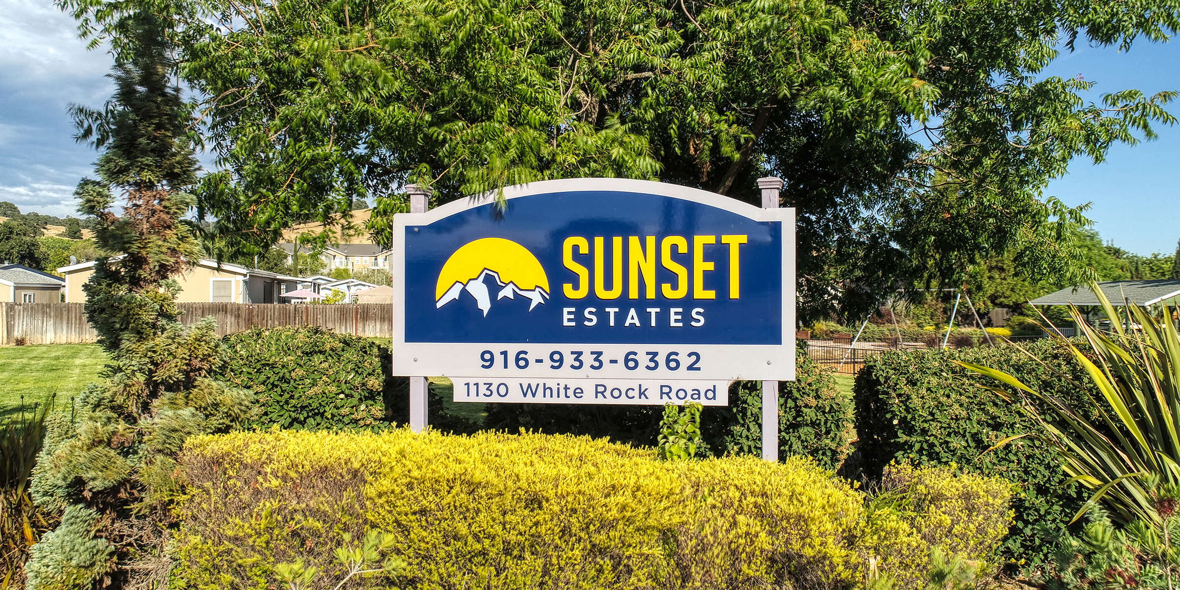 Sunset Estates Sign