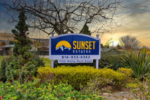 Sunset Estates Sign